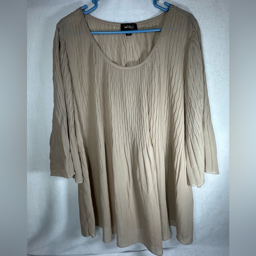 Coldwater Creek Beige Blouse